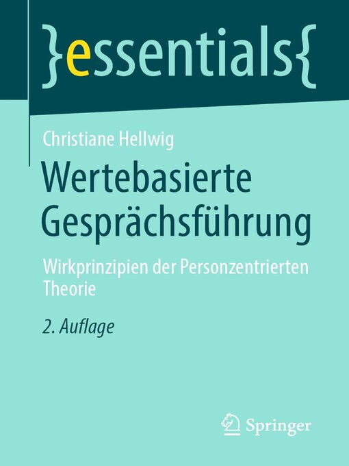 Title details for Wertebasierte Gesprächsführung by Christiane Hellwig - Available